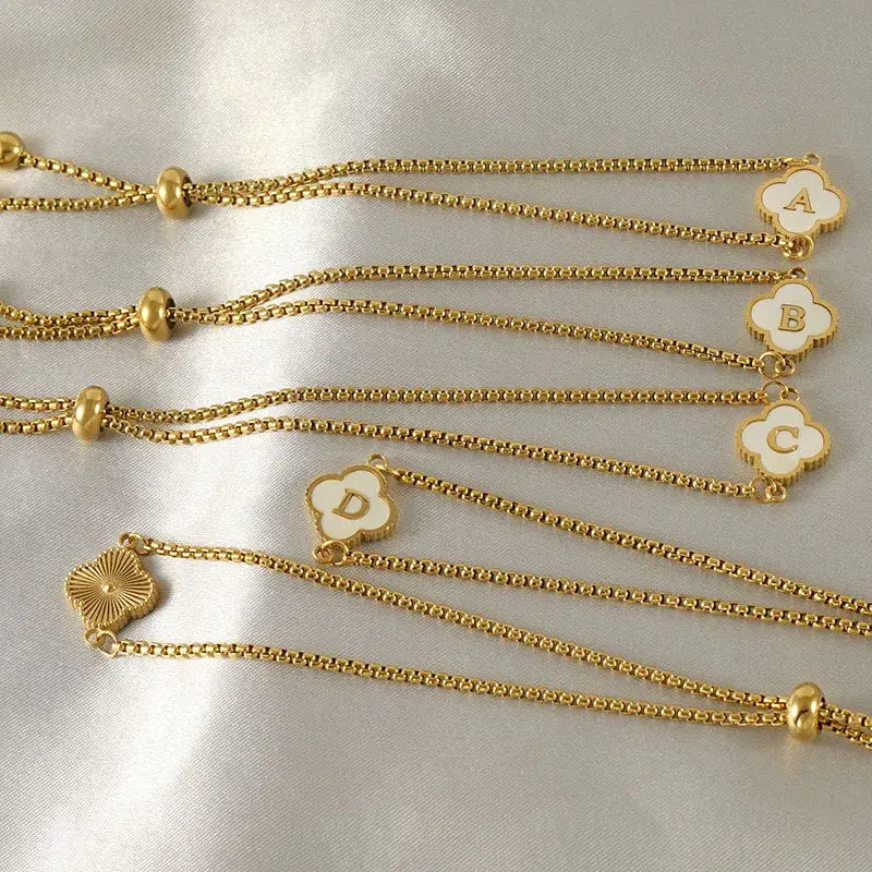 Custom Clover Bracelet and Necklace