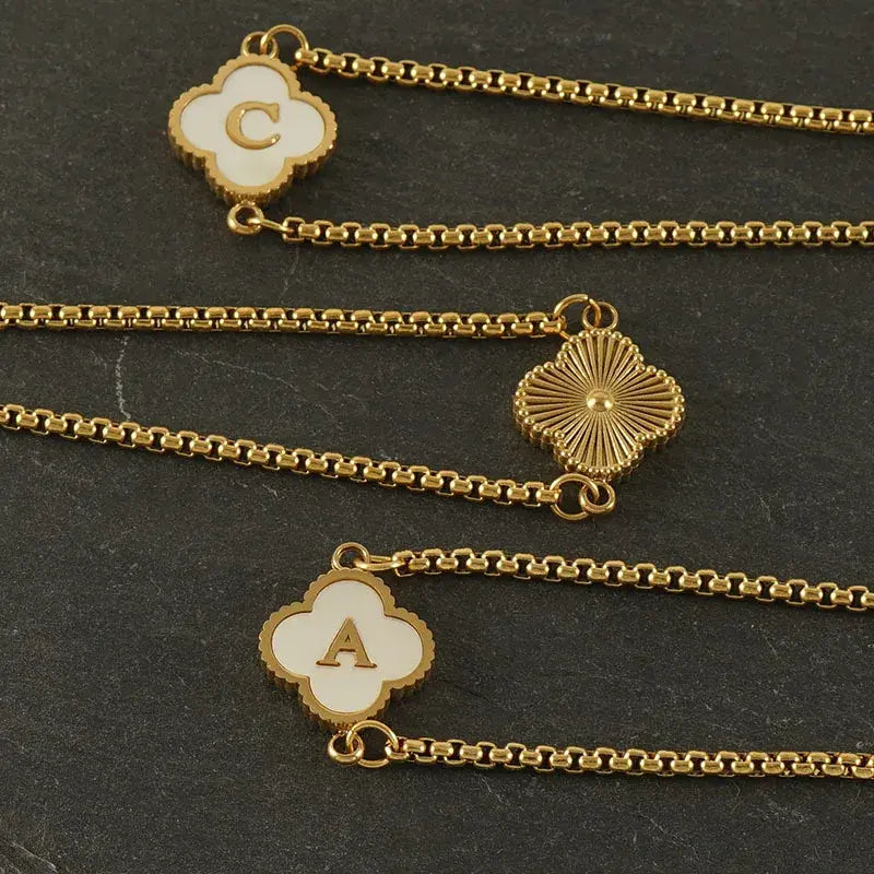 Custom Clover Bracelet and Necklace
